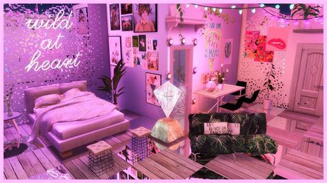 💿the Sims 4 Vaporwave Apartment💿 Speed Build Cc Links Youtube