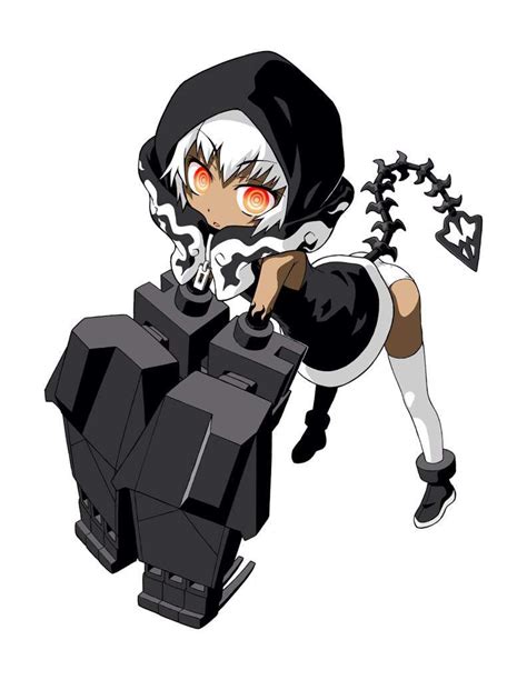 Strength Black Rock Shooter Character Design Anime