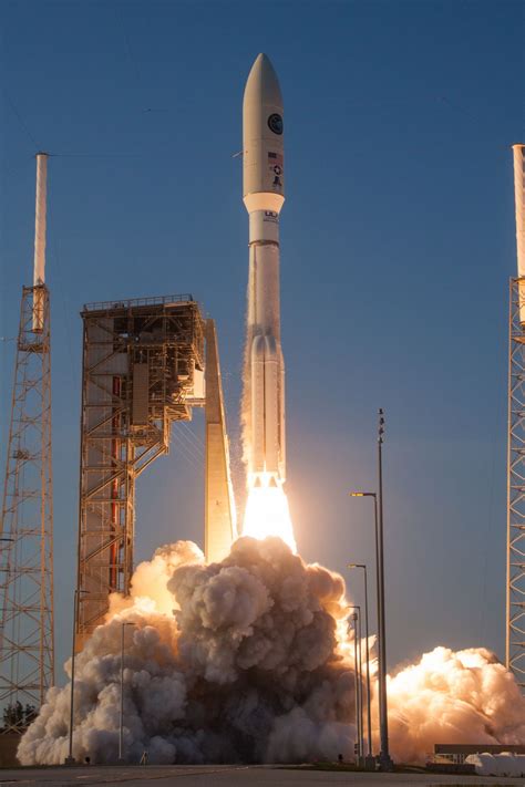 Photos Strongest Atlas V Rocket Races Into Clear Afternoon Skies On U