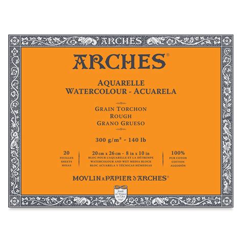 Arches Watercolor Block 8 X 10 Rough 20 Sheets Michaels