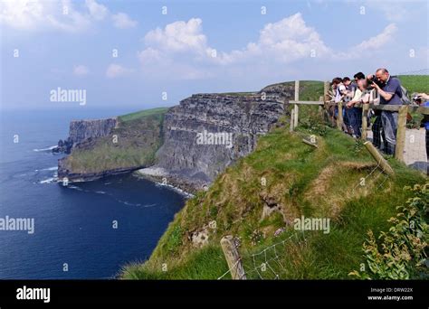 The Cliffs Of Moher In County Clare Ireland Stock Photo Alamy