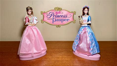 barbie® as the princess and the pauper anneliese™ and erika™ fashion doll pen youtube