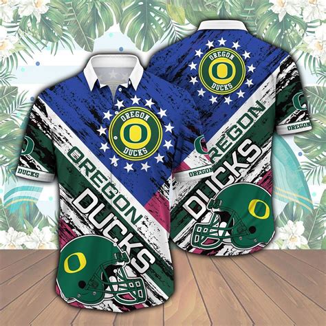 Oregon Ducks Ncaa Hawaiian Shirt Button Shirt Reallgraphics