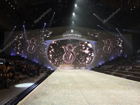 Stage Runway Victorias Secret Fashion Show Stock Editorial Photo