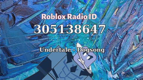 Are you looking for loud music roblox id codes (2021)? Undertale - Dogsong Roblox ID - Roblox Radio Code (Roblox ...