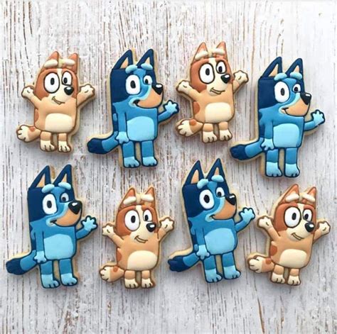 Bluey And Bingo Cookies 2nd Birthday Party For Boys 2nd Birthday
