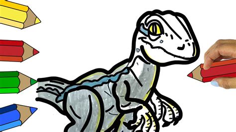 How To Draw A Velociraptor Jurassic World Dinosaurs Jurassic World Camp Cretaceous How To Draw