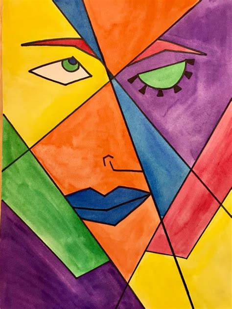 Kathys Art Project Ideas Picasso Portrait Inspired Art Lesson Using