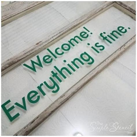 Welcome Everything Is Fine The Good Place Wall Display Decal Art