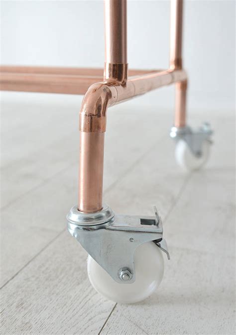 Hotel Porter Style Copper Pipe Clothing Rail By Little Deer