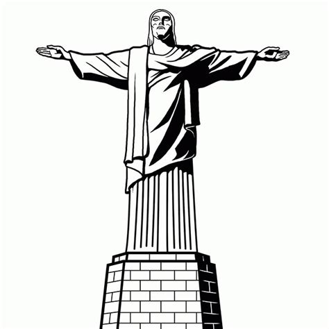 Aprender Sobre 80 Imagem Cristo Redentor Desenhos Br Thptnganamst Edu Vn