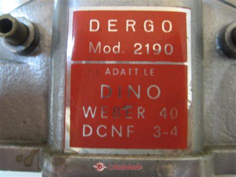 Vendo Tromboncino Carburatore Weber 40 Dcnf 3 4 Fiat Dino