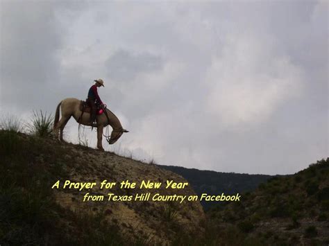 New Years Prayer Texas Hill Country Western Art Happy New Year
