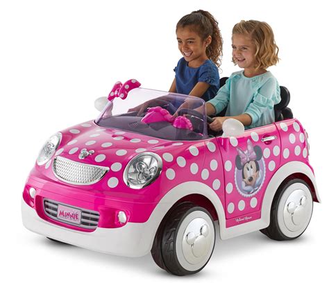 Disney Minnie Mouse Hot Rod Coupe Ride On Toy By Kid Trax 12 Volt