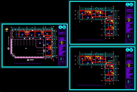 Commercial Building Plans Dwg Autocad Architecture Cadbull