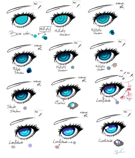 Fern Trend How To Draw Anime Eyes Digitally