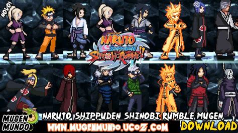 Naruto Shippuden Shinobi Rumble Generations Naruto Sasuke Itachi