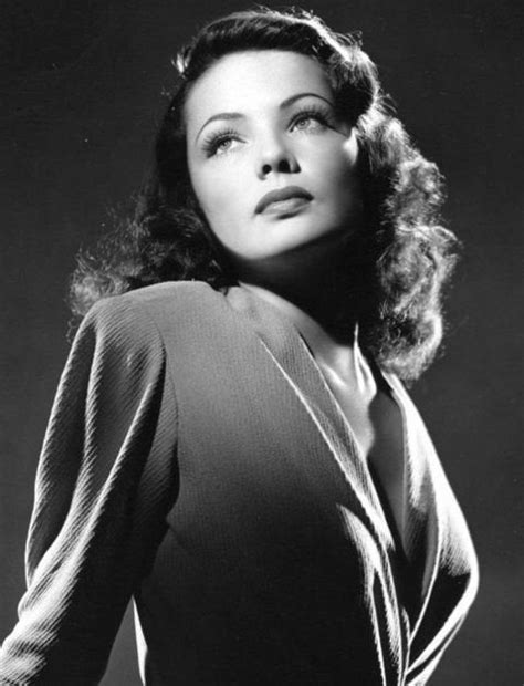 Actress Gene Tierney 1940s One Of The Most Beautiful