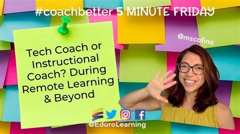 Tech Coach Or Instructional Coach During Remote Learning And Beyond
