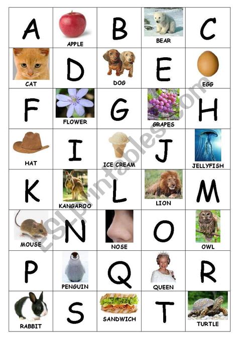 Looking for alphabet games to use with your kids or students? Alphabet Memory Game - ESL worksheet by regina. di