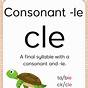 Consonant Le Worksheet
