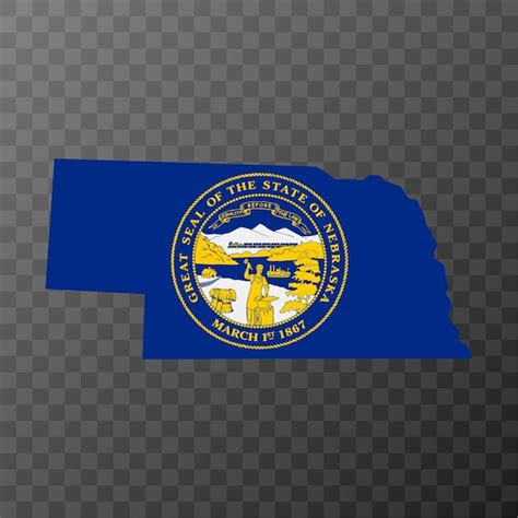 Premium Vector Nebraska State Flag Vector Illustration