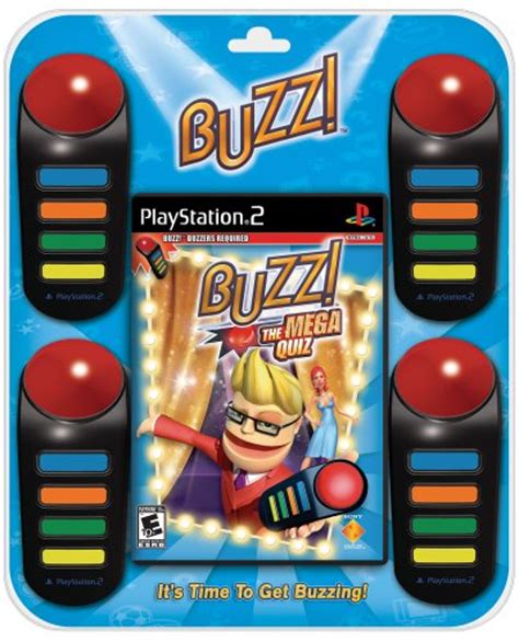 Buzz The Mega Quiz Bundle Playstation 2 Video Games