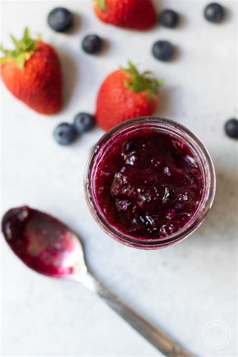 Mixed Berry Jam Marisa Moore Nutrition