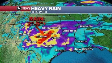 Parts Of Texas Could See 5 Inches Of Rain This Week