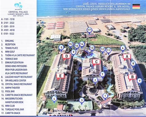 Crystal sunrise queen luxury resort & spa'da sınırsız konfor ve güler yüzlü hizmet, eşsiz bir mimari ile buluşuyor. "Lage-Hotelplan" Hotel Crystal Palace Luxury Resort & Spa ...