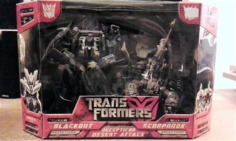 Transformers Movie Tf1 Voyager Class Blackout Scorponok Combo