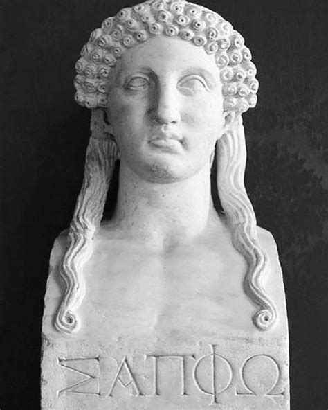 Sappho Was An Ancient Greek Female Poet Who Wrote Lyrical Poetry Famous For Its Intense Passion