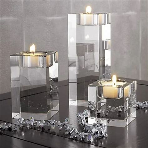 European Style Candle Holders Crystal Glass Home Furnishing Wedding