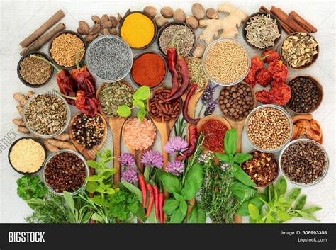 Spice Herb Food Image And Photo Free Trial Bigstock