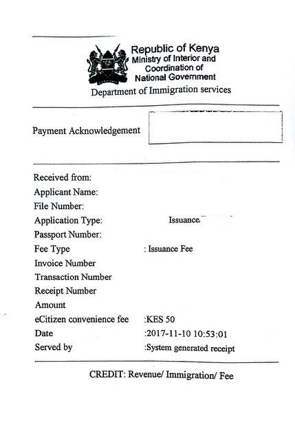 Passport Application Form Kenya Printable Form 2021