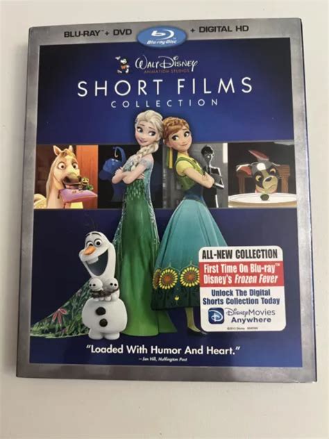 Walt Disney Animation Studios Short Films Collection Blu Ray Dvd Frozen