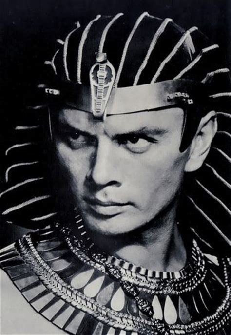yul brynner as rameses ii 1956 the ten commandments directed by cecil b demille