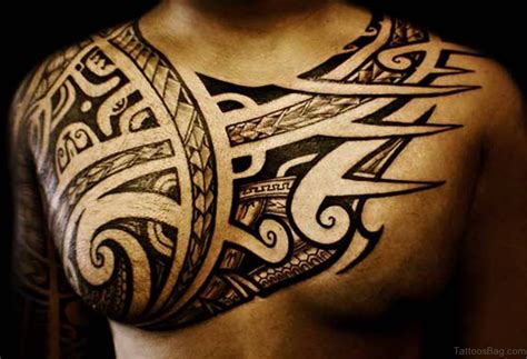 61 Stylish Tribal Tattoos On Chest
