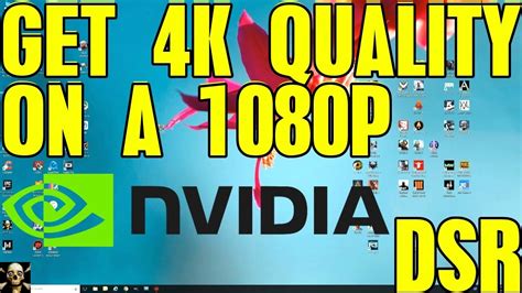 How To Enable Nvidia Dynamic Super Resolution DSR K Quality On A P Monitor YouTube
