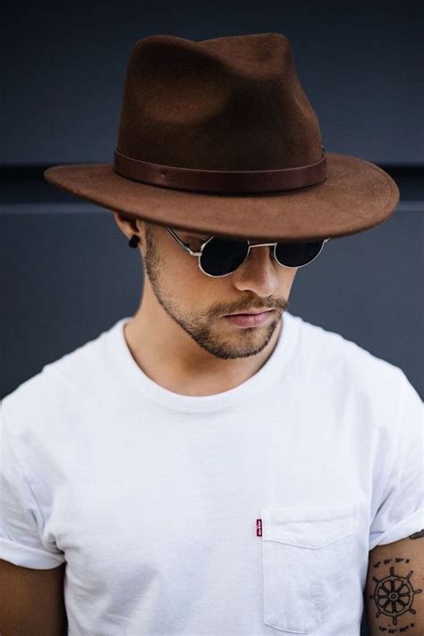 The Look In 2020 Mens Hats Fashion Fedora Hat Men Outfits Hipster
