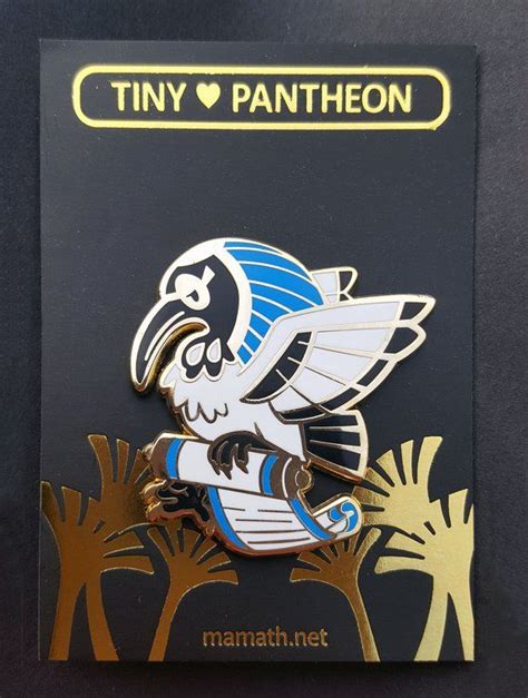 tiny pantheon thoth enamel pin cute ancient egyptian ibis god etsy ancient egyptian deities