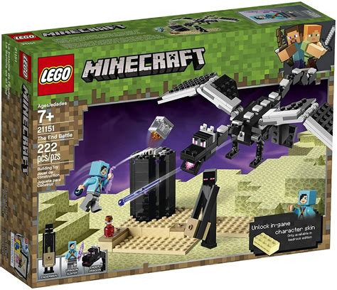 Lego Minecraft The End Battle 21151 Playset Building Kit 222 Pieces