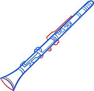 How To Draw A Basic Clarinet