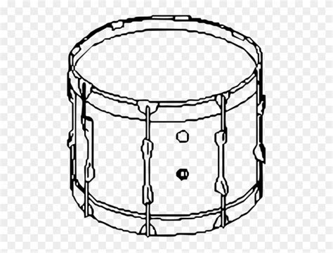 Marching Snare Drum Drawing Drumline Marching Band Drum Line Clipart