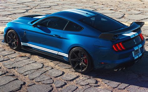 Performance Blue Ford Mustang Shelby Gt Fastback