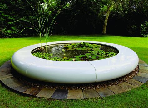 Garden Water Features Contemporary Aqua Orb Fibreglass Fountain