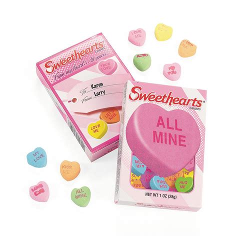 Sweethearts® Valentine Candy Valentine Candy Heart Shaped Valentines Valentine Day Boxes