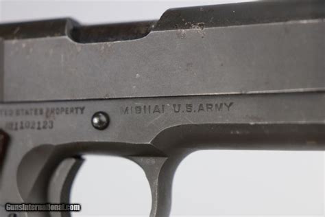 Ww2 Colt 1911a1 1943 Mfg 45 Acp Ww2 Wwii