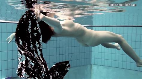 Naked Russian Mermaid In The Pool
