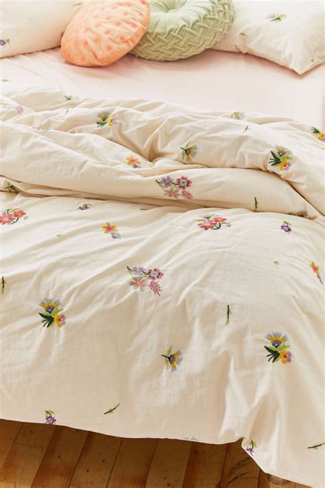 Georgine Embroidered Floral Duvet Cover Room Ideas Bedroom Bedroom